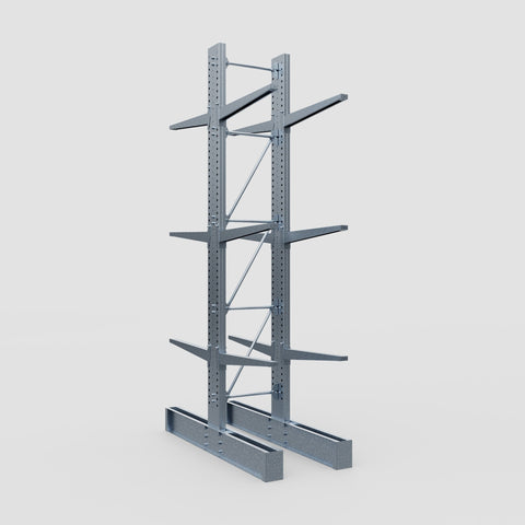 Cantilever Rack - Double Sided - Super Heavy Duty - Hot Dip Galvanized - Full Bay - Height 4877mm