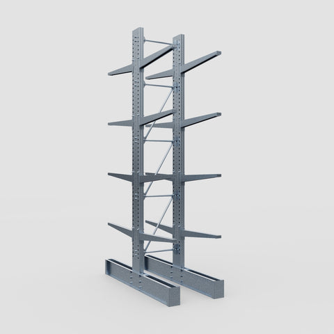 Cantilever Rack - Double Sided - Super Heavy Duty - Hot Dip Galvanized - Full Bay - Height 4877mm