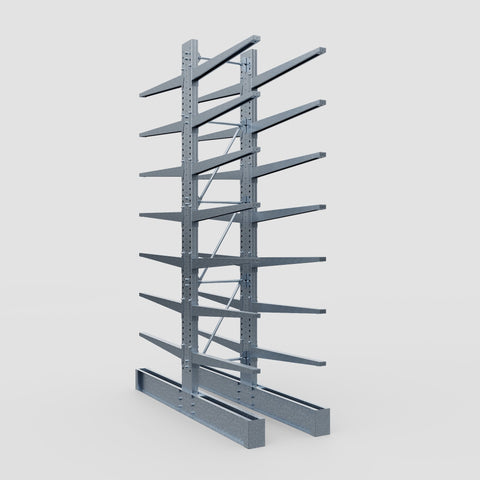 Cantilever Rack - Double Sided - Super Heavy Duty - Hot Dip Galvanized - Full Bay - Height 4877mm