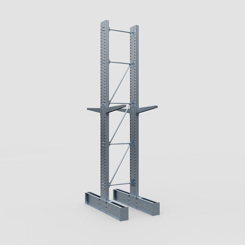 Cantilever Rack - Double Sided - Super Heavy Duty - Hot Dip Galvanized - Full Bay - Height 4877mm