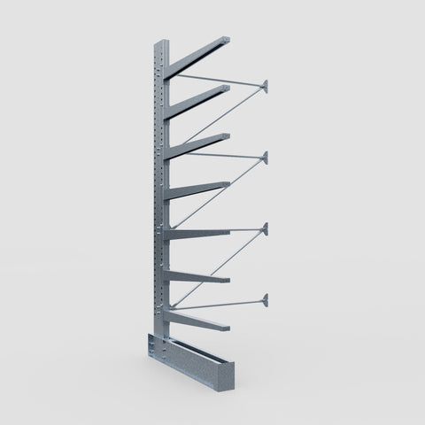 Cantilever Rack - Single Sided - Super Heavy Duty - Hot Dip Galvanized - Add-On Bay - Height 4267mm