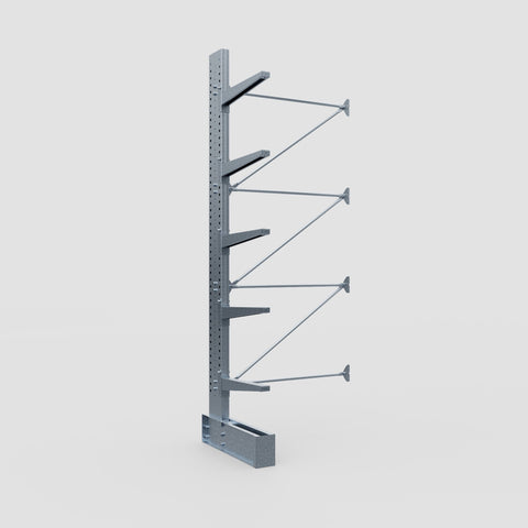 Cantilever Rack - Single Sided - Super Heavy Duty - Hot Dip Galvanized - Add-On Bay - Height 4267mm