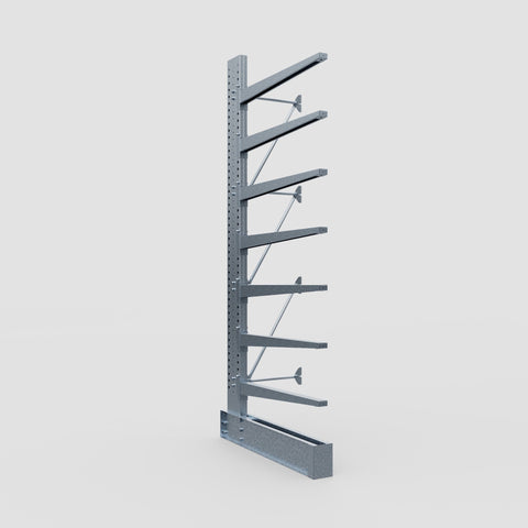 Cantilever Rack - Single Sided - Super Heavy Duty - Hot Dip Galvanized - Add-On Bay - Height 4267mm