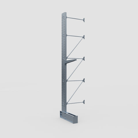 Cantilever Rack - Single Sided - Super Heavy Duty - Hot Dip Galvanized - Add-On Bay - Height 4877mm
