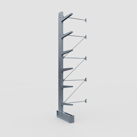 Cantilever Rack - Single Sided - Super Heavy Duty - Hot Dip Galvanized - Add-On Bay - Height 4877mm