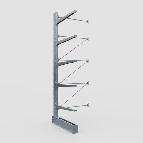 Cantilever Rack - Single Sided - Super Heavy Duty - Hot Dip Galvanized - Add-On Bay - Height 4877mm