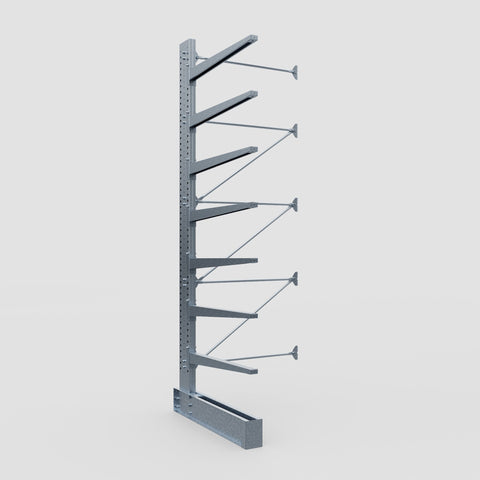 Cantilever Rack - Single Sided - Super Heavy Duty - Hot Dip Galvanized - Add-On Bay - Height 4877mm