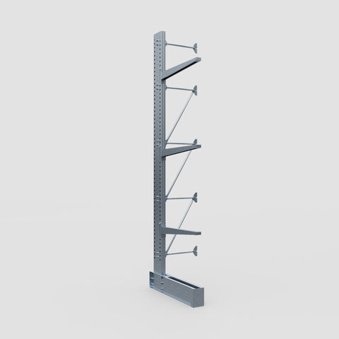 Cantilever Rack - Single Sided - Super Heavy Duty - Hot Dip Galvanized - Add-On Bay - Height 4877mm