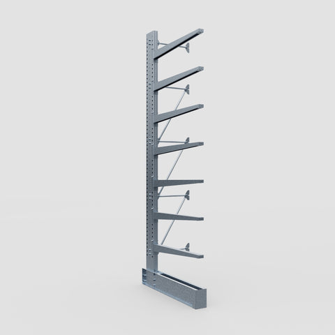 Cantilever Rack - Single Sided - Super Heavy Duty - Hot Dip Galvanized - Add-On Bay - Height 4877mm