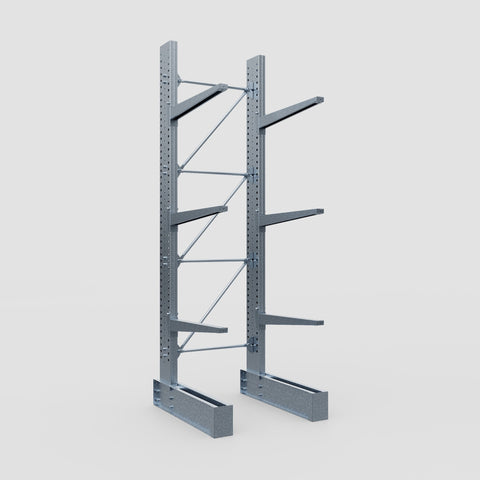 Cantilever Rack - Single Sided - Super Heavy Duty - Hot Dip Galvanized - Full Bay - Height 4267mm