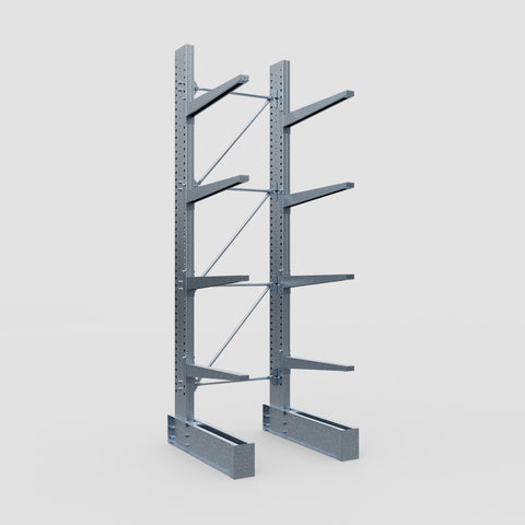 Cantilever Rack - Single Sided - Super Heavy Duty - Hot Dip Galvanized - Full Bay - Height 4267mm