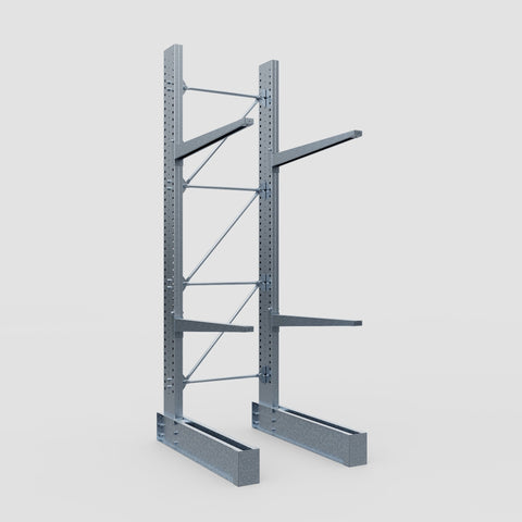 Cantilever Rack - Single Sided - Super Heavy Duty - Hot Dip Galvanized - Full Bay - Height 4267mm
