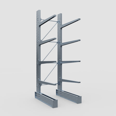 Cantilever Rack - Single Sided - Super Heavy Duty - Hot Dip Galvanized - Full Bay - Height 4267mm