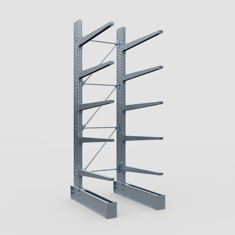 Cantilever Rack - Single Sided - Super Heavy Duty - Hot Dip Galvanized - Full Bay - Height 4267mm