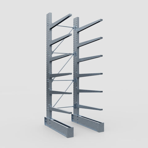 Cantilever Rack - Single Sided - Super Heavy Duty - Hot Dip Galvanized - Full Bay - Height 4267mm