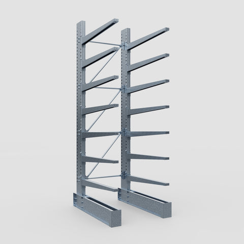 Cantilever Rack - Single Sided - Super Heavy Duty - Hot Dip Galvanized - Full Bay - Height 4267mm