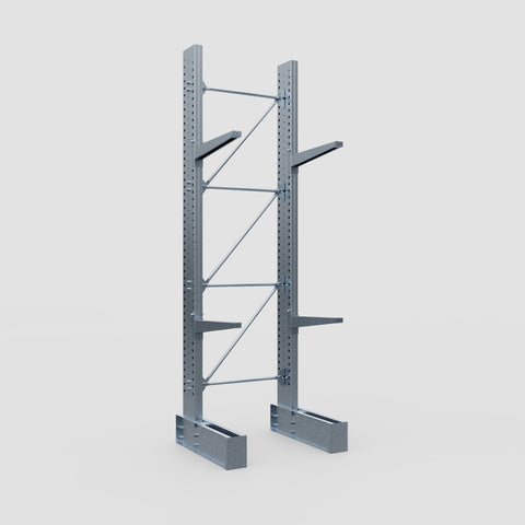 Cantilever Rack - Single Sided - Super Heavy Duty - Hot Dip Galvanized - Full Bay - Height 4267mm
