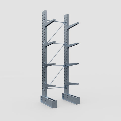 Cantilever Rack - Single Sided - Super Heavy Duty - Hot Dip Galvanized - Full Bay - Height 4267mm