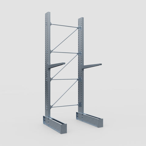 Cantilever Rack - Single Sided - Super Heavy Duty - Hot Dip Galvanized - Full Bay - Height 4267mm