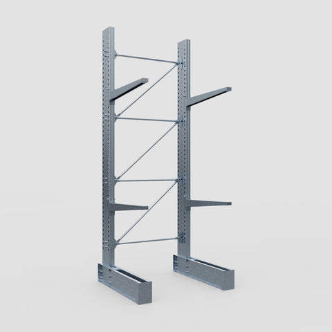 Cantilever Rack - Single Sided - Super Heavy Duty - Hot Dip Galvanized - Full Bay - Height 4267mm
