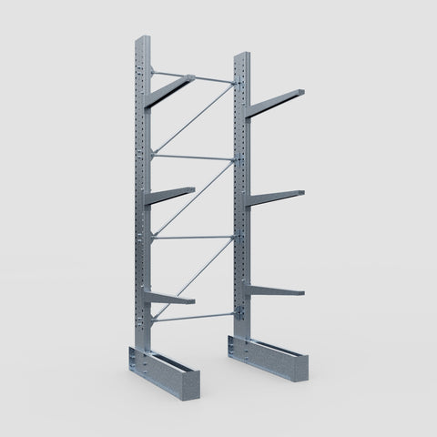 Cantilever Rack - Single Sided - Super Heavy Duty - Hot Dip Galvanized - Full Bay - Height 4267mm