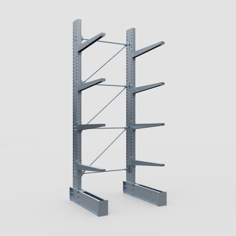 Cantilever Rack - Single Sided - Super Heavy Duty - Hot Dip Galvanized - Full Bay - Height 4267mm