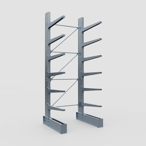 Cantilever Rack - Single Sided - Super Heavy Duty - Hot Dip Galvanized - Full Bay - Height 4267mm