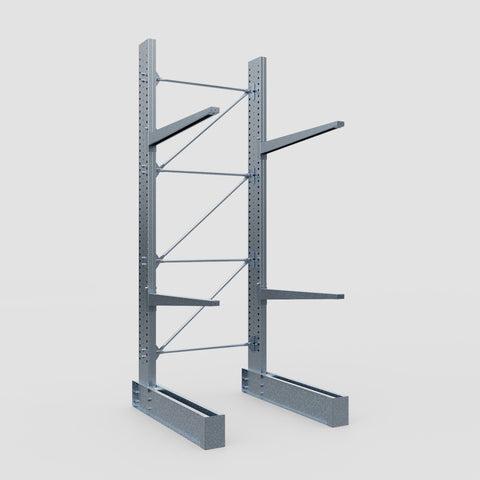 Cantilever Rack - Single Sided - Super Heavy Duty - Hot Dip Galvanized - Full Bay - Height 4267mm