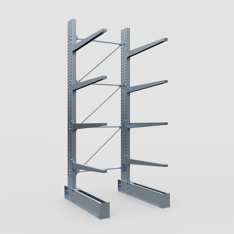 Cantilever Rack - Single Sided - Super Heavy Duty - Hot Dip Galvanized - Full Bay - Height 4267mm