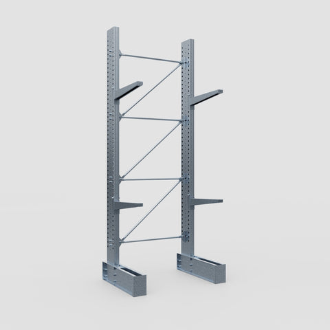 Cantilever Rack - Single Sided - Super Heavy Duty - Hot Dip Galvanized - Full Bay - Height 4267mm