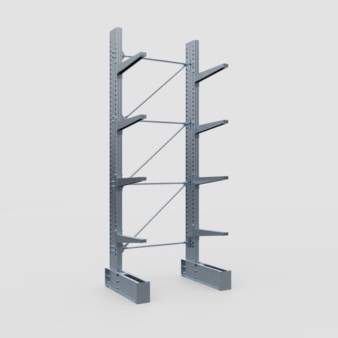 Cantilever Rack - Single Sided - Super Heavy Duty - Hot Dip Galvanized - Full Bay - Height 4267mm