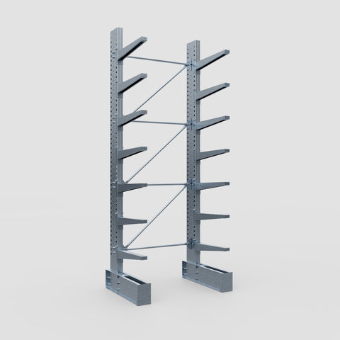 Cantilever Rack - Single Sided - Super Heavy Duty - Hot Dip Galvanized - Full Bay - Height 4267mm