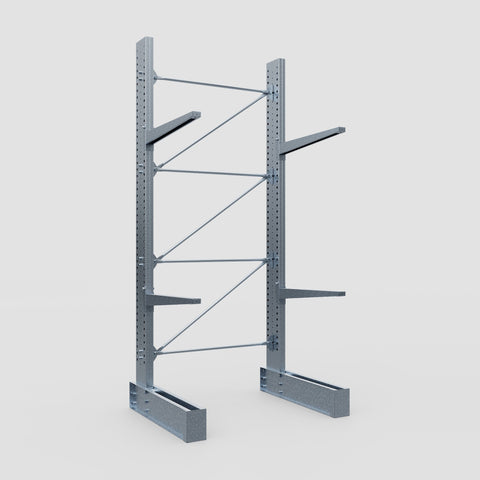 Cantilever Rack - Single Sided - Super Heavy Duty - Hot Dip Galvanized - Full Bay - Height 4267mm