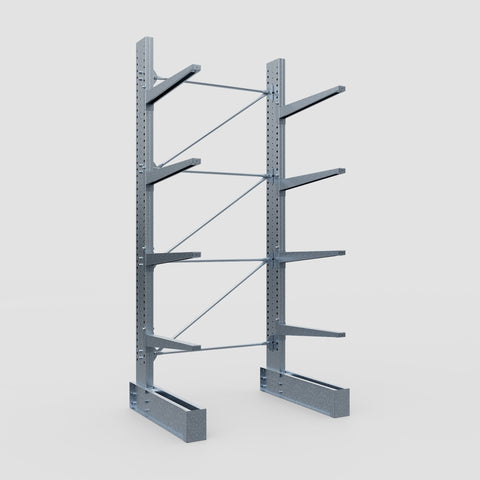 Cantilever Rack - Single Sided - Super Heavy Duty - Hot Dip Galvanized - Full Bay - Height 4267mm
