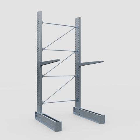 Cantilever Rack - Single Sided - Super Heavy Duty - Hot Dip Galvanized - Full Bay - Height 4267mm