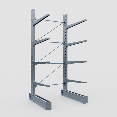 Cantilever Rack - Single Sided - Super Heavy Duty - Hot Dip Galvanized - Full Bay - Height 4267mm