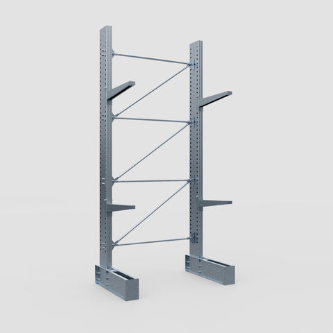 Cantilever Rack - Single Sided - Super Heavy Duty - Hot Dip Galvanized - Full Bay - Height 4267mm
