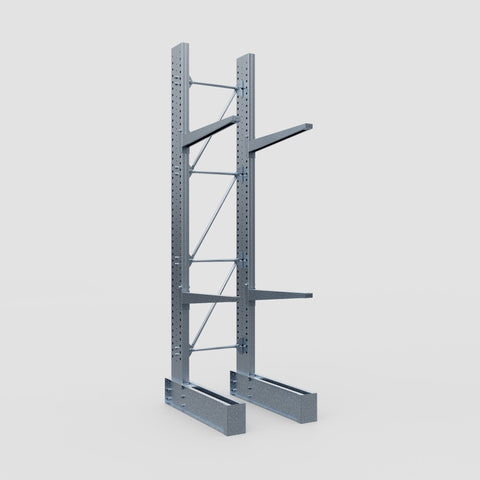 Cantilever Rack - Single Sided - Super Heavy Duty - Hot Dip Galvanized - Full Bay - Height 4267mm