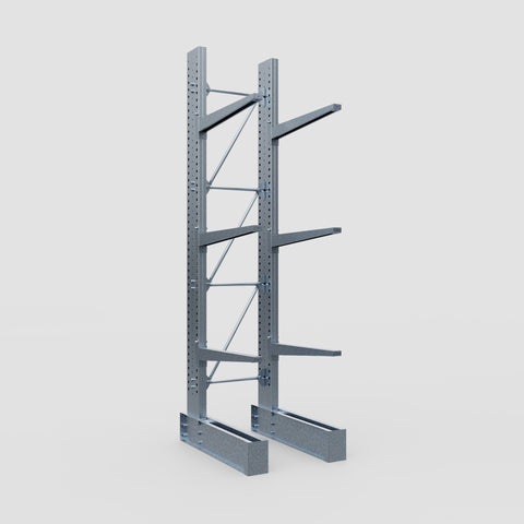Cantilever Rack - Single Sided - Super Heavy Duty - Hot Dip Galvanized - Full Bay - Height 4267mm