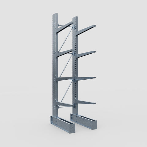 Cantilever Rack - Single Sided - Super Heavy Duty - Hot Dip Galvanized - Full Bay - Height 4267mm