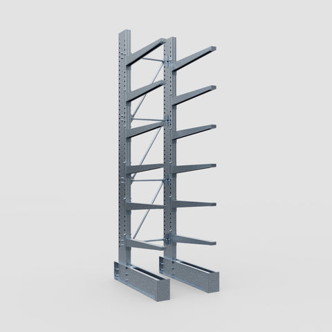 Cantilever Rack - Single Sided - Super Heavy Duty - Hot Dip Galvanized - Full Bay - Height 4267mm