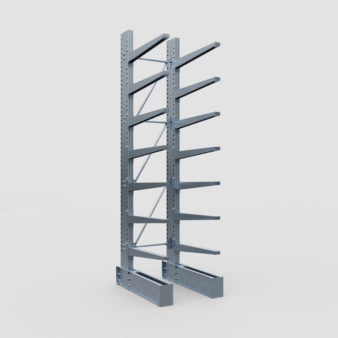 Cantilever Rack - Single Sided - Super Heavy Duty - Hot Dip Galvanized - Full Bay - Height 4267mm