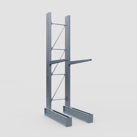 Cantilever Rack - Single Sided - Super Heavy Duty - Hot Dip Galvanized - Full Bay - Height 4267mm