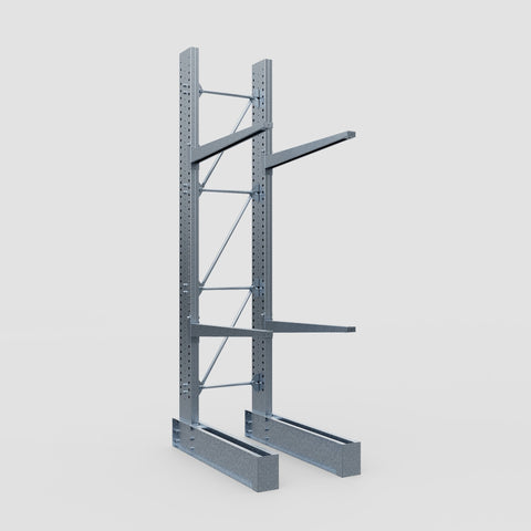 Cantilever Rack - Single Sided - Super Heavy Duty - Hot Dip Galvanized - Full Bay - Height 4267mm