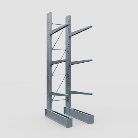 Cantilever Rack - Single Sided - Super Heavy Duty - Hot Dip Galvanized - Full Bay - Height 4267mm