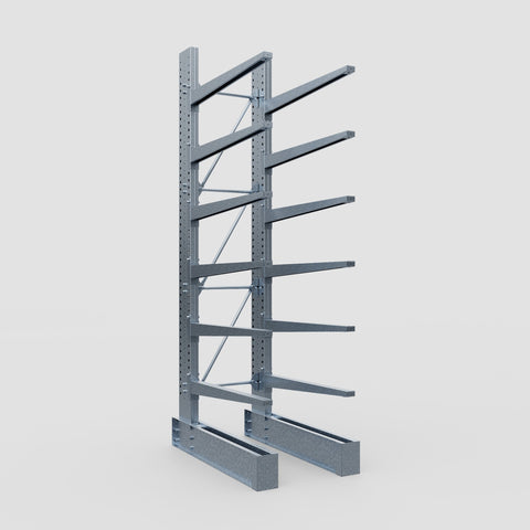 Cantilever Rack - Single Sided - Super Heavy Duty - Hot Dip Galvanized - Full Bay - Height 4267mm