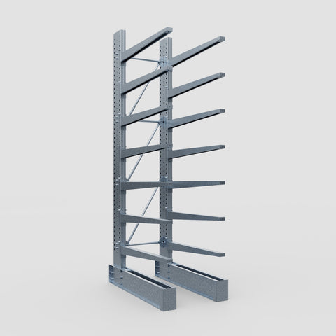 Cantilever Rack - Single Sided - Super Heavy Duty - Hot Dip Galvanized - Full Bay - Height 4267mm