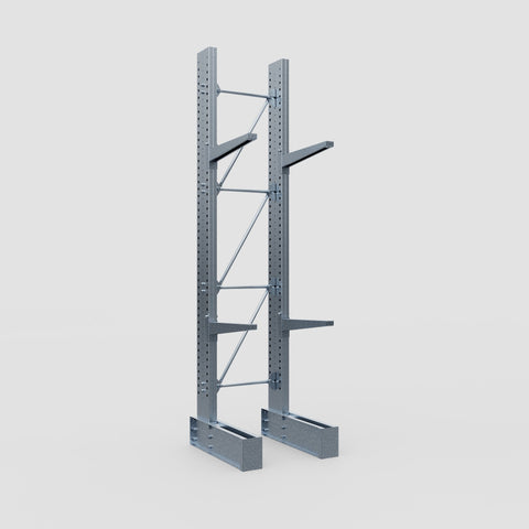 Cantilever Rack - Single Sided - Super Heavy Duty - Hot Dip Galvanized - Full Bay - Height 4267mm