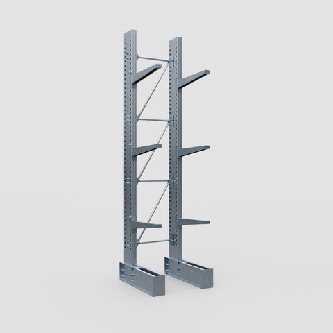 Cantilever Rack - Single Sided - Super Heavy Duty - Hot Dip Galvanized - Full Bay - Height 4267mm