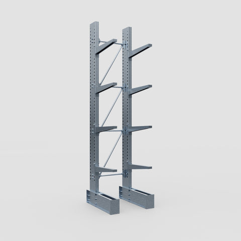 Cantilever Rack - Single Sided - Super Heavy Duty - Hot Dip Galvanized - Full Bay - Height 4267mm